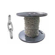 Inoxmare CATENA GENOVESE N.21 5 mm 40 metri in Acciaio Inox AISI 304 colore Acciaio