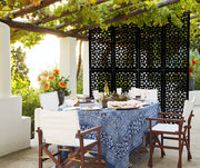 CANTERBURY - Pannello in PVC traforato - Parasole Misura: 73x148 cm, Colore: nero