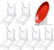 Displaystandaard trasparente per fotodisplays - 6 pezzi - in acrilico - flessibile - per uso duraturo e leggero