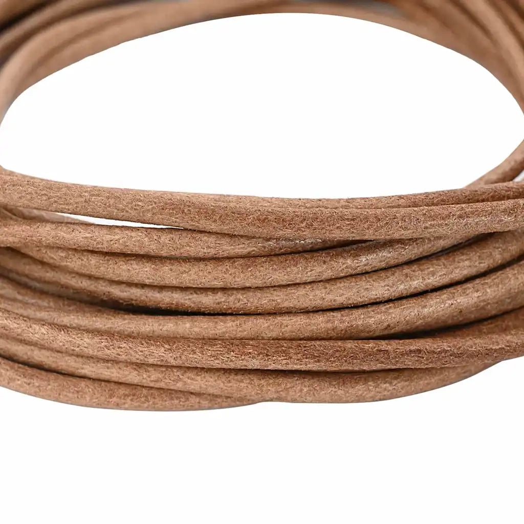 Cordino in Pelle Marrone ?4 mm x 5 m Pelle CFW5915925