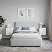 Mobiletto da notte a muro 2 pz Bianco 33 x 34,5 x 40 cm 897956