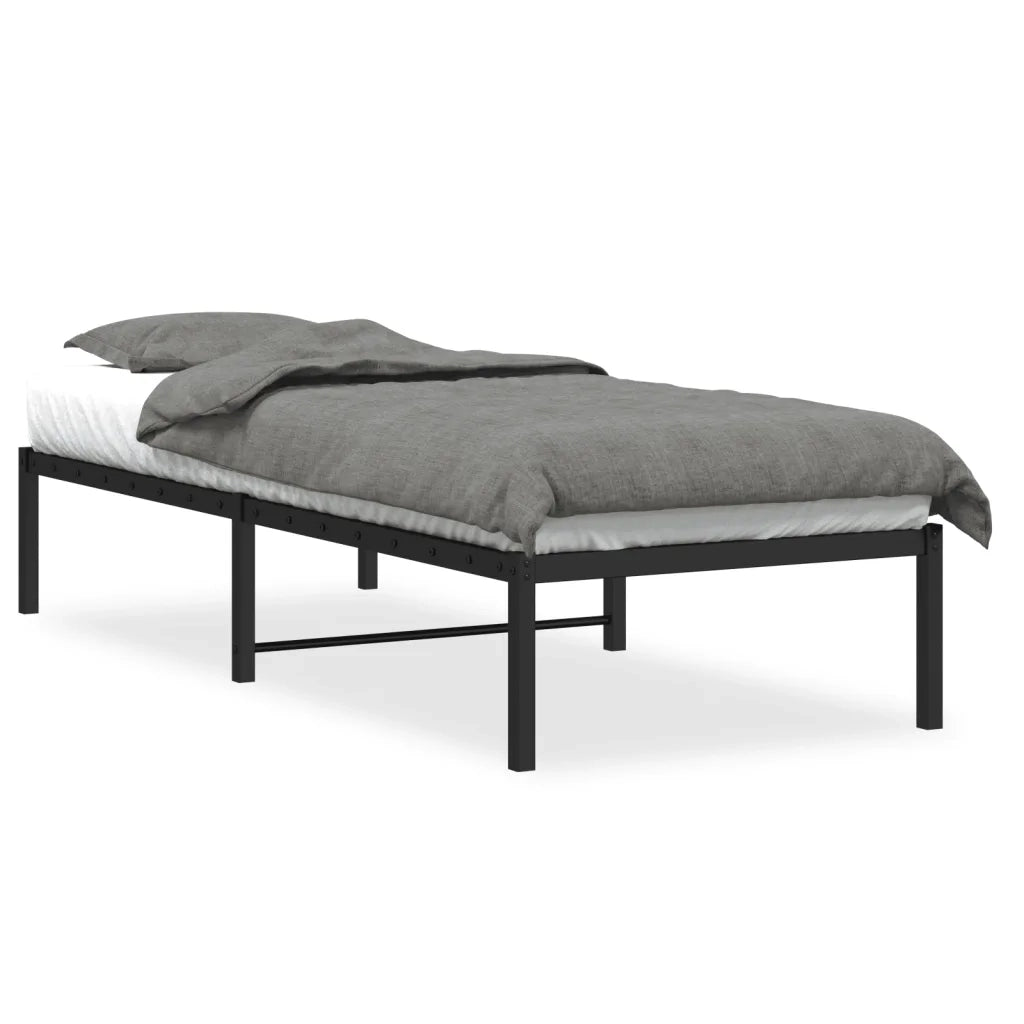 Giroletto-Struttura Letto in Metallo Nero 80x200 cm