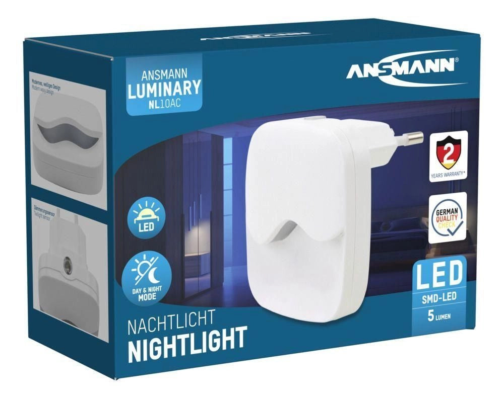 Ansmann NL10AC Luce notturna con spina