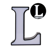 DECORAZIONE LUMINOSA LED A BATTERIA LETTERA L - IDEALE PER EVENTI COMPLEANNI E DECORAZIONI PER LA CASA