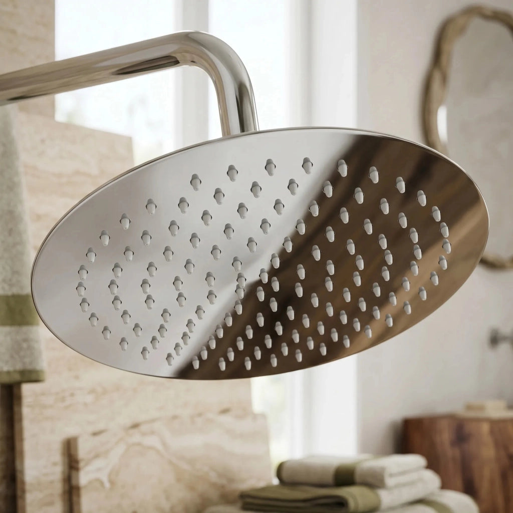 Soffione Doccia Rotondo Rea Js-p014 30cm Chrome