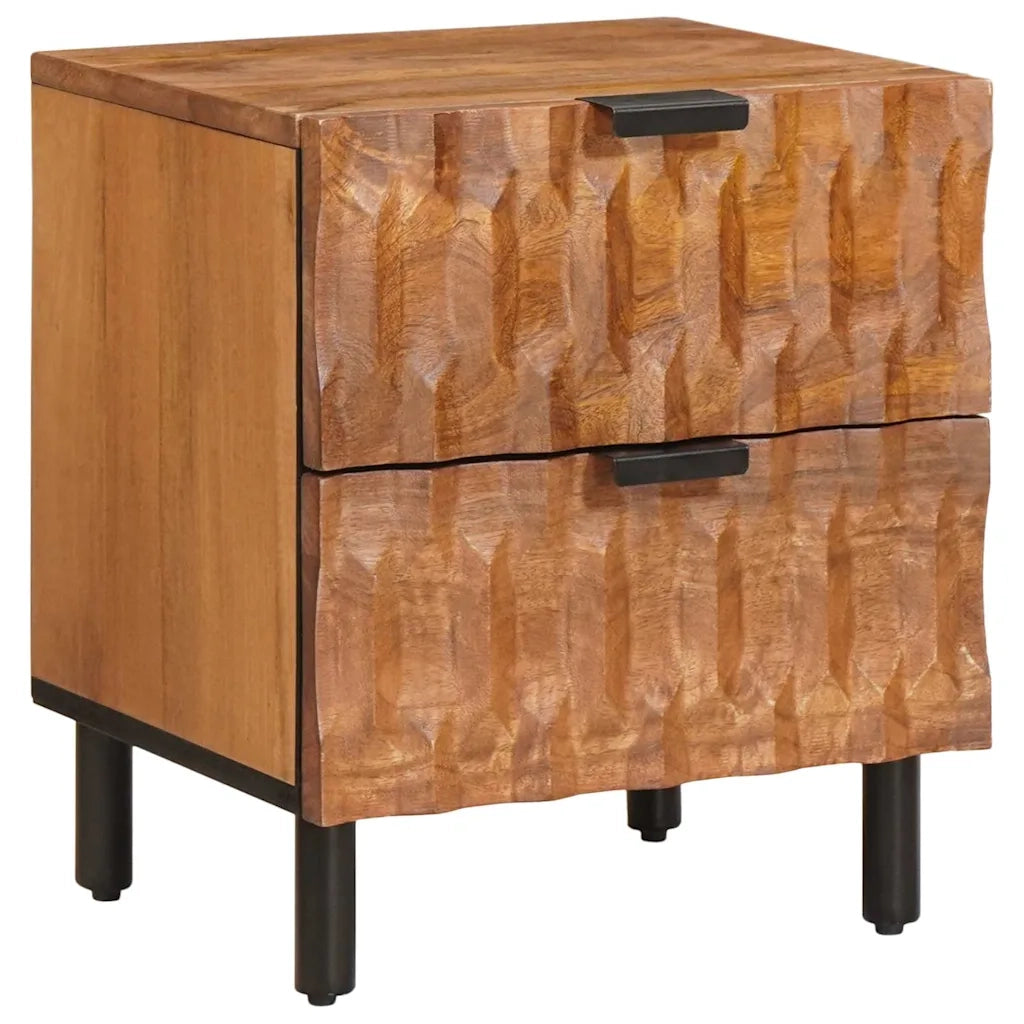 Armadio da Notte con cassetto 2 pcs Marrone 40 x 33 x 46 cm 4017899