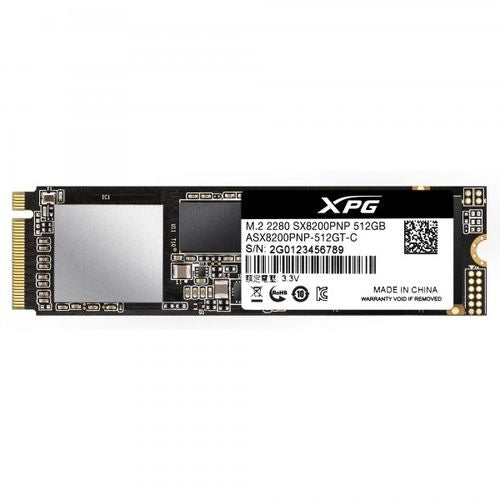 Xpg sx8200 pro 512 gb m.2 pci express 3.0 nvme 3d tlc - ASX8200PNP-512GT-C