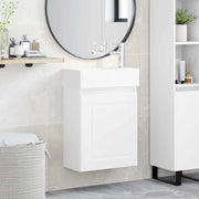 Mobile bagno con rubinetto Bianco 45,5 x 22,5 x 84 cm