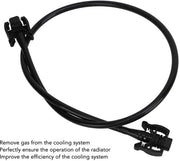 Sistema di scarico in gomma - Tubo di ritorno dell'acqua - Rimozione del gas - Compatibile con 206/207 - Codice OEM 1323Y2 - Maggiore efficienza - Tubo di raffreddamento