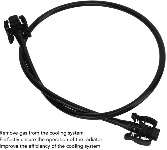 Sistema di scarico in gomma - Tubo di ritorno dell'acqua - Rimozione del gas - Compatibile con 206/207 - Codice OEM 1323Y2 - Maggiore efficienza - Tubo di raffreddamento