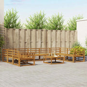Set di divani da esterno 10 pcs Naturale