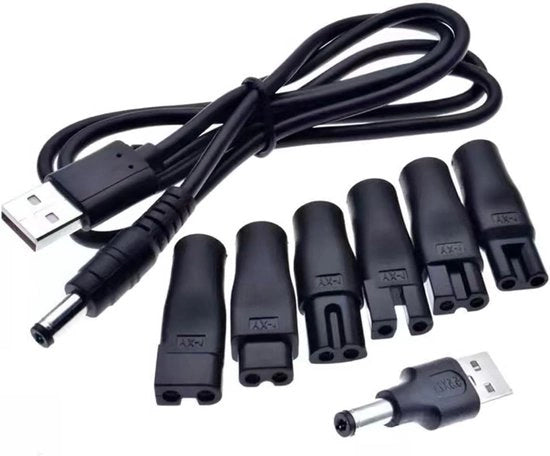 Cavo di ricarica USB-C a 5V per rasoio con 6 interfacce - Ricarica universale