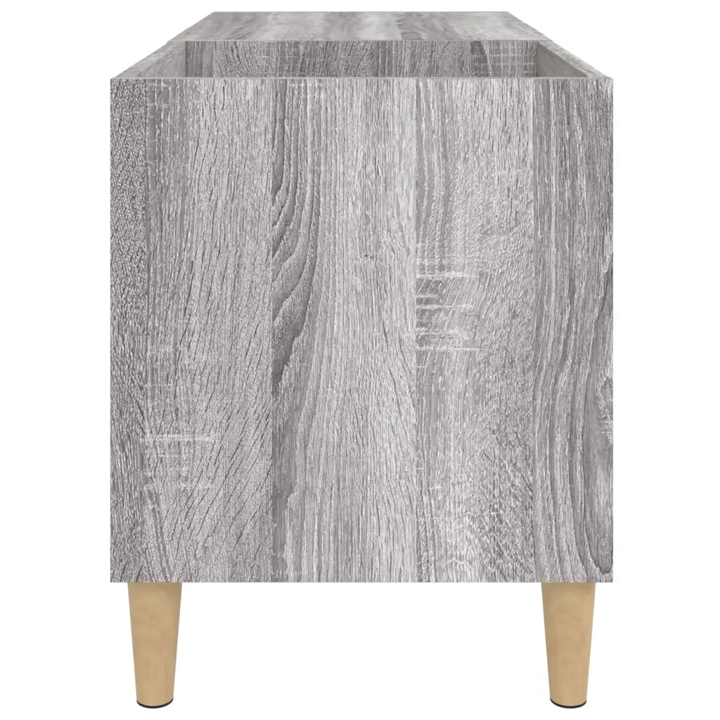 Mobile Porta Dischi Grigio Sonoma 84,5x38x48 Legno Multistrato 831947