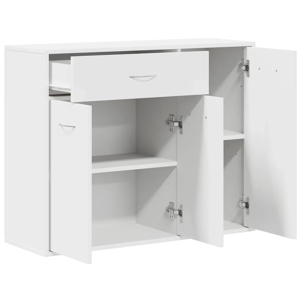 Credenza | Madia | Buffet da pranzo | Armadio da pranzo Bianca 88x30x70 cm in Legno Multistrato