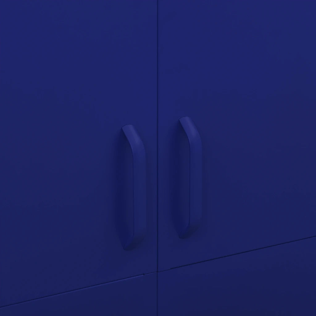 Armadio Blu Marino 90x50x180 cm in Acciaio cod mxl 57968