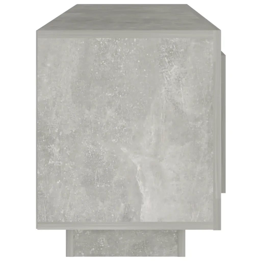Mobile Porta TV Grigio Cemento 102x35x45cm in Legno Multistrato 811794