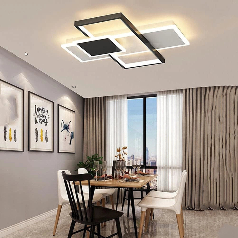 Trade Shop - Plafoniera Da Soffitto A Led 46 W Con Tecnologia Cct Con Switch 3 Colorazione C60-3c -