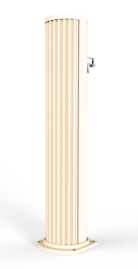 Fontana Lavapiedi da Giardino con Rubinetto Temporizzato Arkema Jolly Champagne Bronze