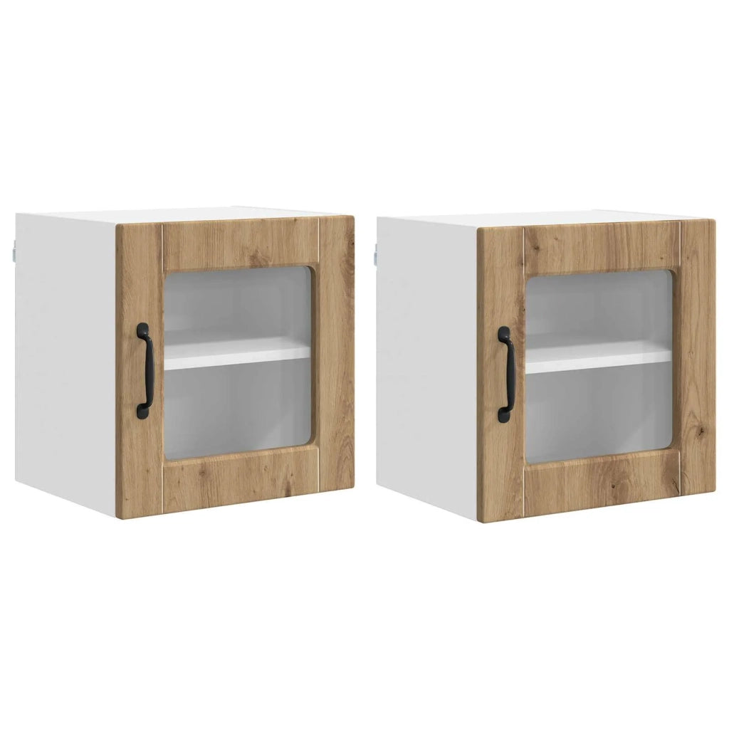 Pannello lavastoviglie 2 pcs Rovere artigianale 40 x 31 x 40 cm 885204