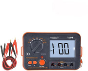Misuratore di resistenza isolante digitale VC480C+ con display LCD e illuminazione di sfondo - Tester di resistenza a 4 fili con bassa resistenza