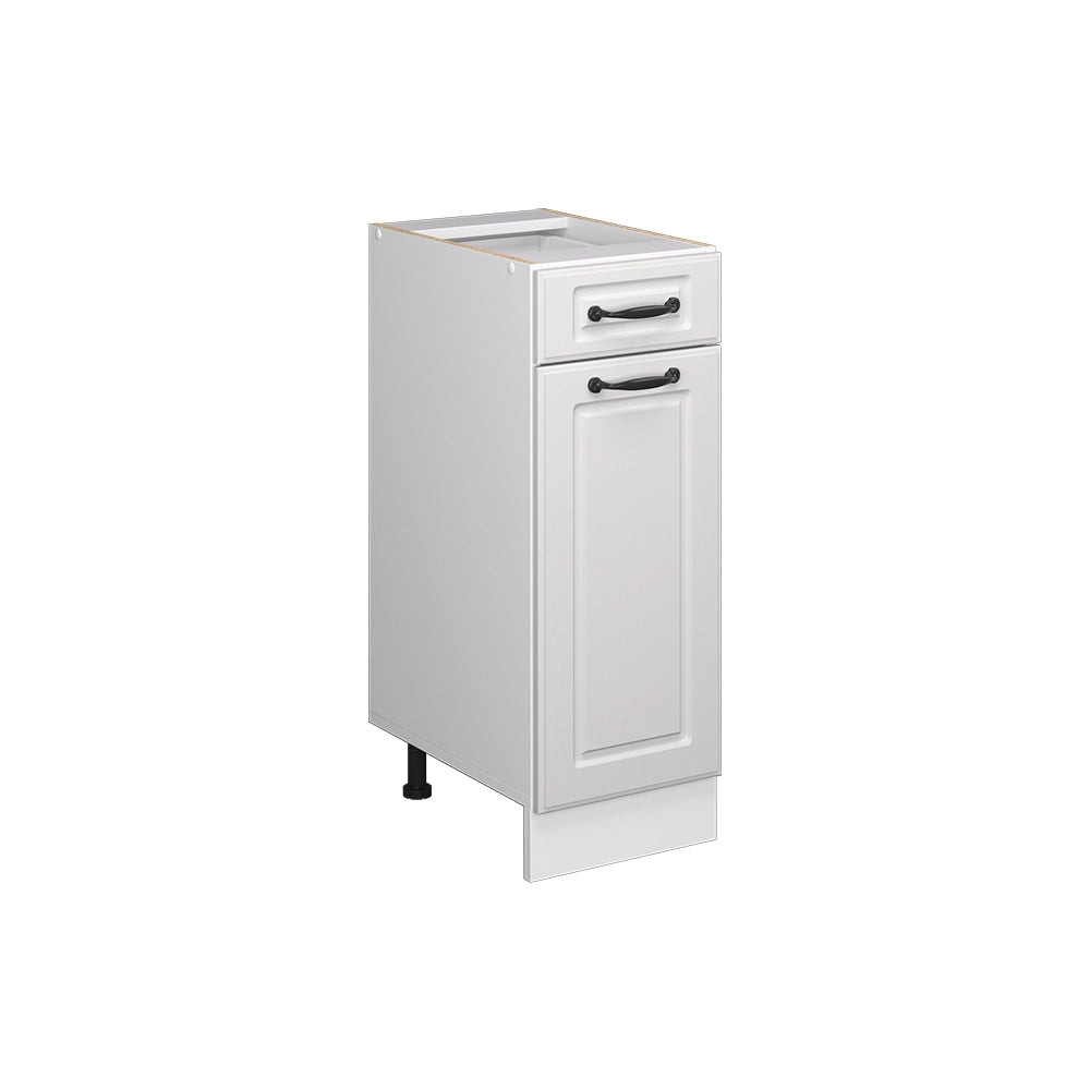 Vicco Frontale cucina Bianco casa di campagna 29.6 x 70.8 cm frontale del mobile per mobile base con cassetti