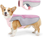 Cappuccio per cani - Cappuccio leggero per cani - Maglia per cani con mesh respirante - Con strisce riflettenti - Illuminazione per calore estivo - Adatto per spiaggia, escursioni, campeggio, fuoristrada, caccia, allenamento (S)