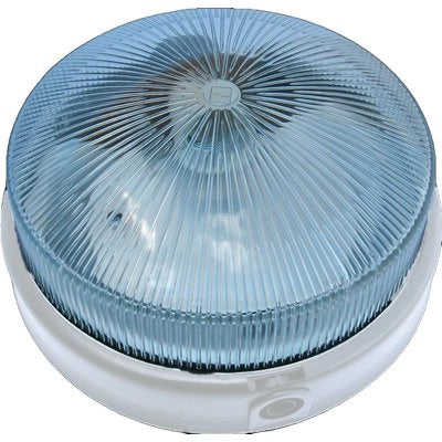 PLAFONIERA PPL + VETRO TONDA - BIANCO VOLT 230 W MAX 60 E27 CM 23 H.CM 10- 2 pezzi
