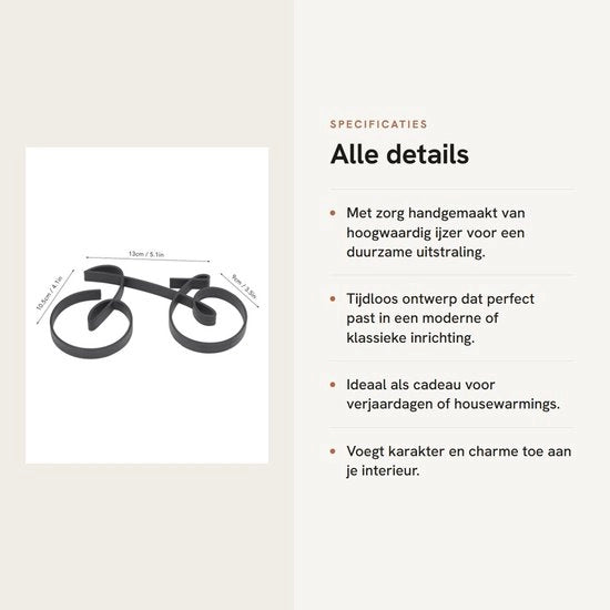 Decorazione per la Bicicletta in Ferro - Unica Scultura Artistica - Disegno Sostenibile - Bicicletta Decorativa - Oggetto Unico per il Biciclista
