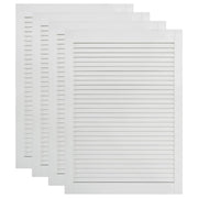 Ante a persiana a 4 pezzi legno massello di pino bianco 69 x 39,4 cm 02_0003932