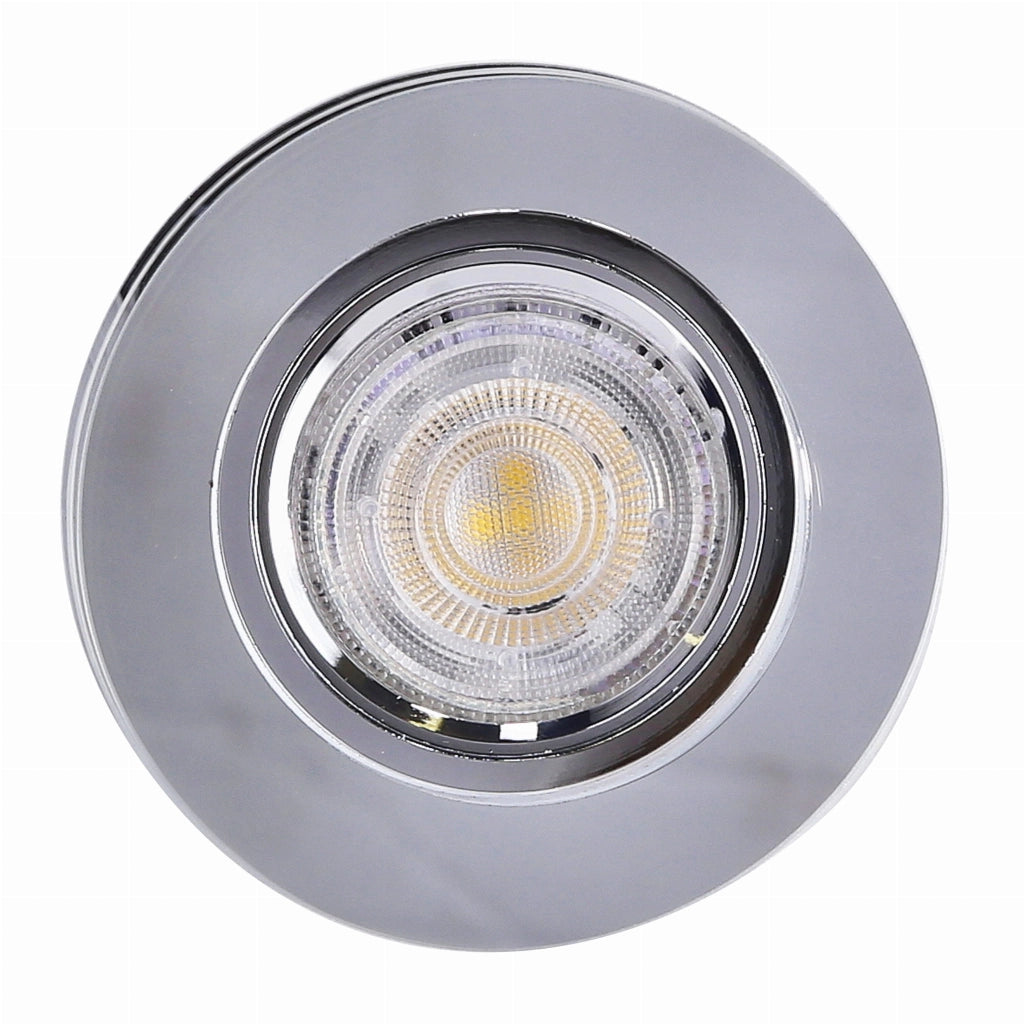 Candellux incasso SS-23 tondo cromo GU10 2 luci LED