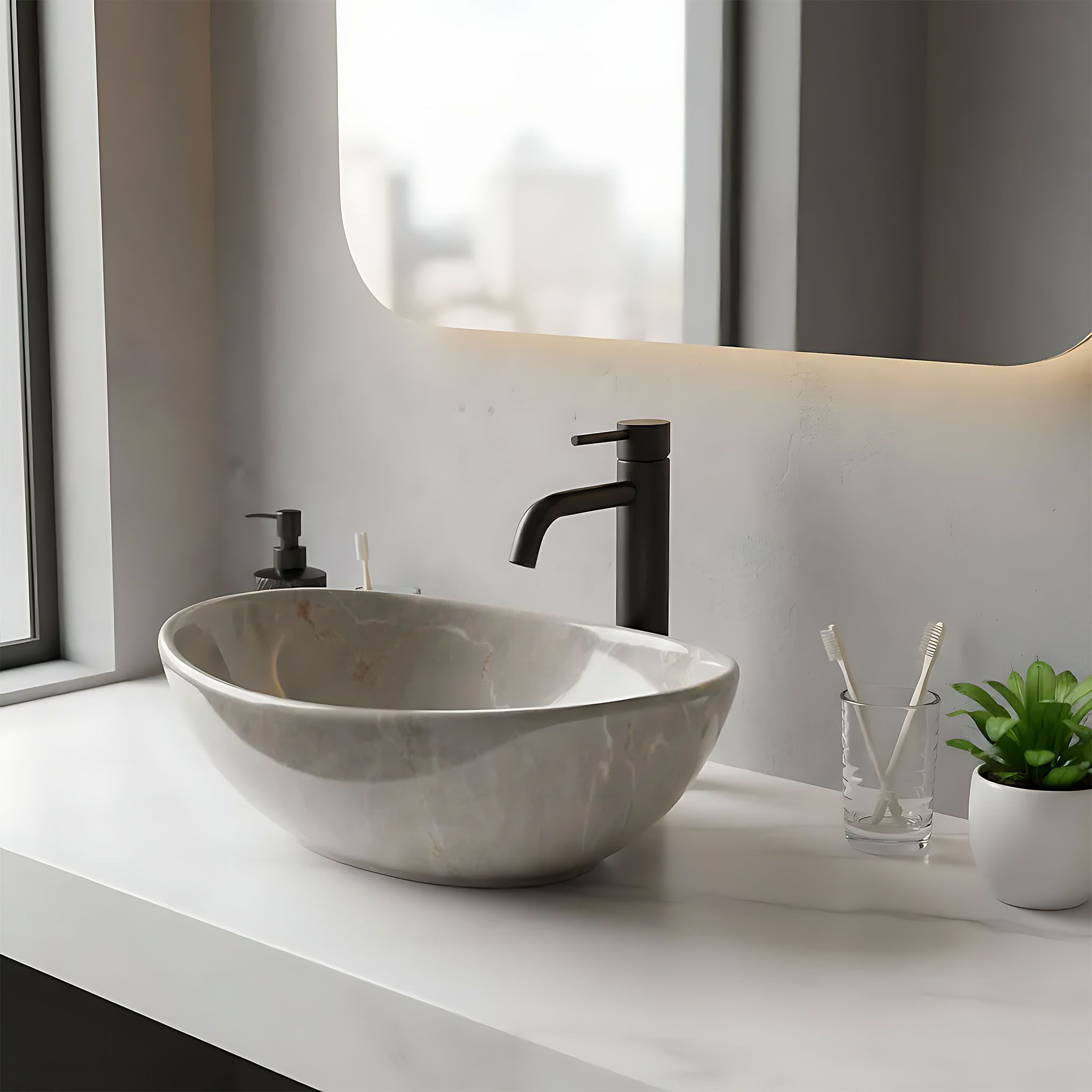 Lavabo Da Appoggio Rea Sofia Mini Kashmir