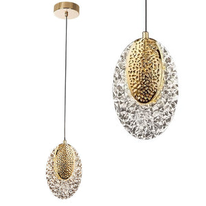 Lampadario A Sospensione In Cristallo Led G088-1cp Złota