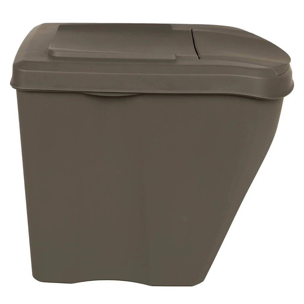 Contenitori per rifiuti impilabili 3 pezzi 75 L polipropilene grigio 02_0043894