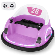 Autoscontro elettrica 68 x 66 x 40 cm con musica luci e telecomando stile moderno rosa PP PVC 20_0010419