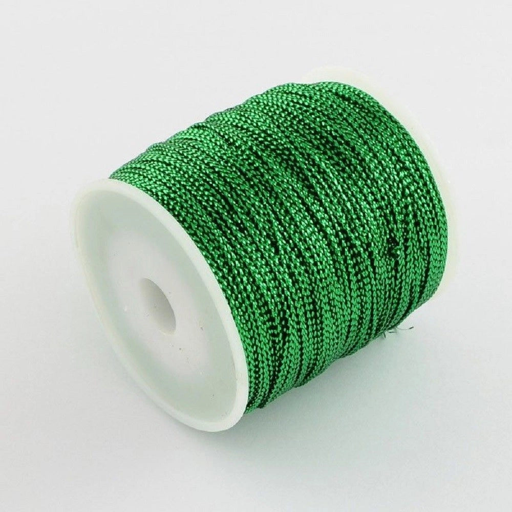 Trade Shop - Fili Cordoncini Decorazioni Scatole Bomboniere Nastri Confezionamento Regali - Verde