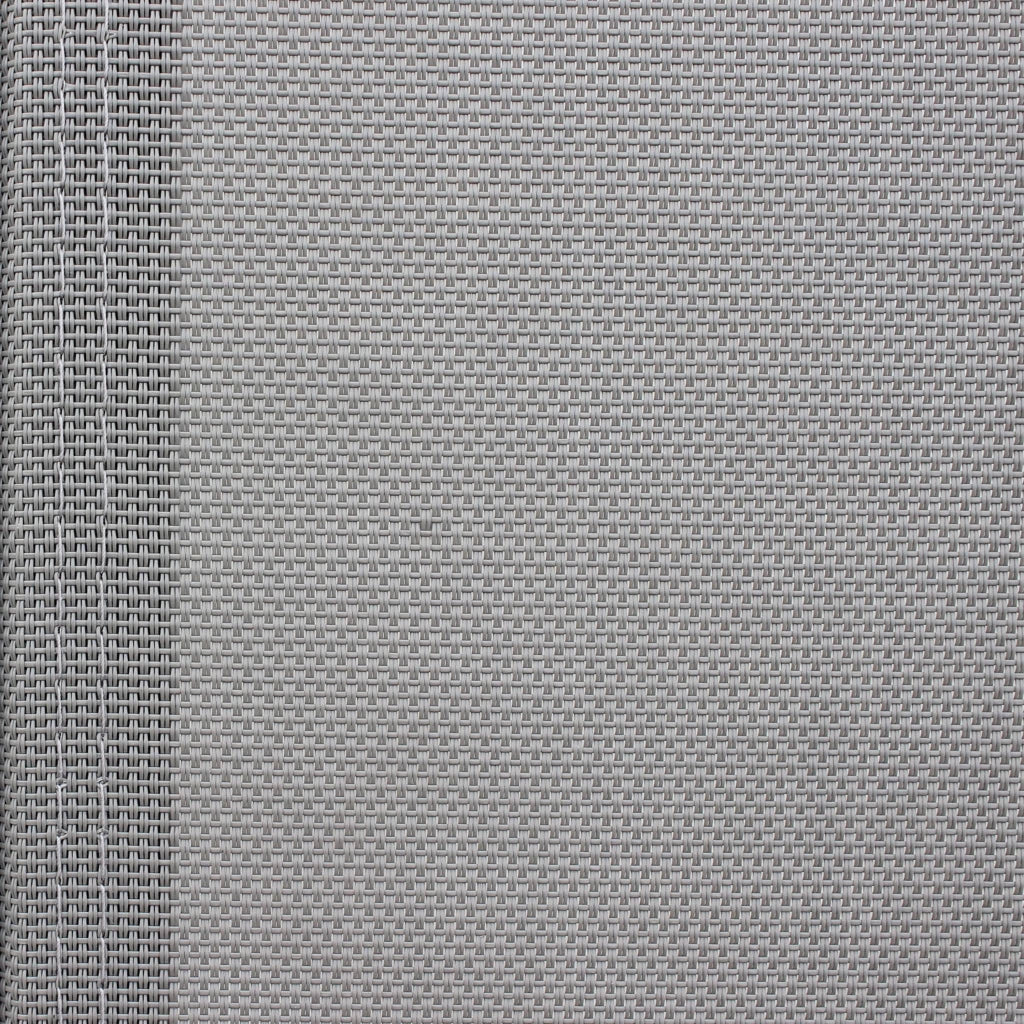 Set 2 sedie da giardino in alluminio e textilene, bianco