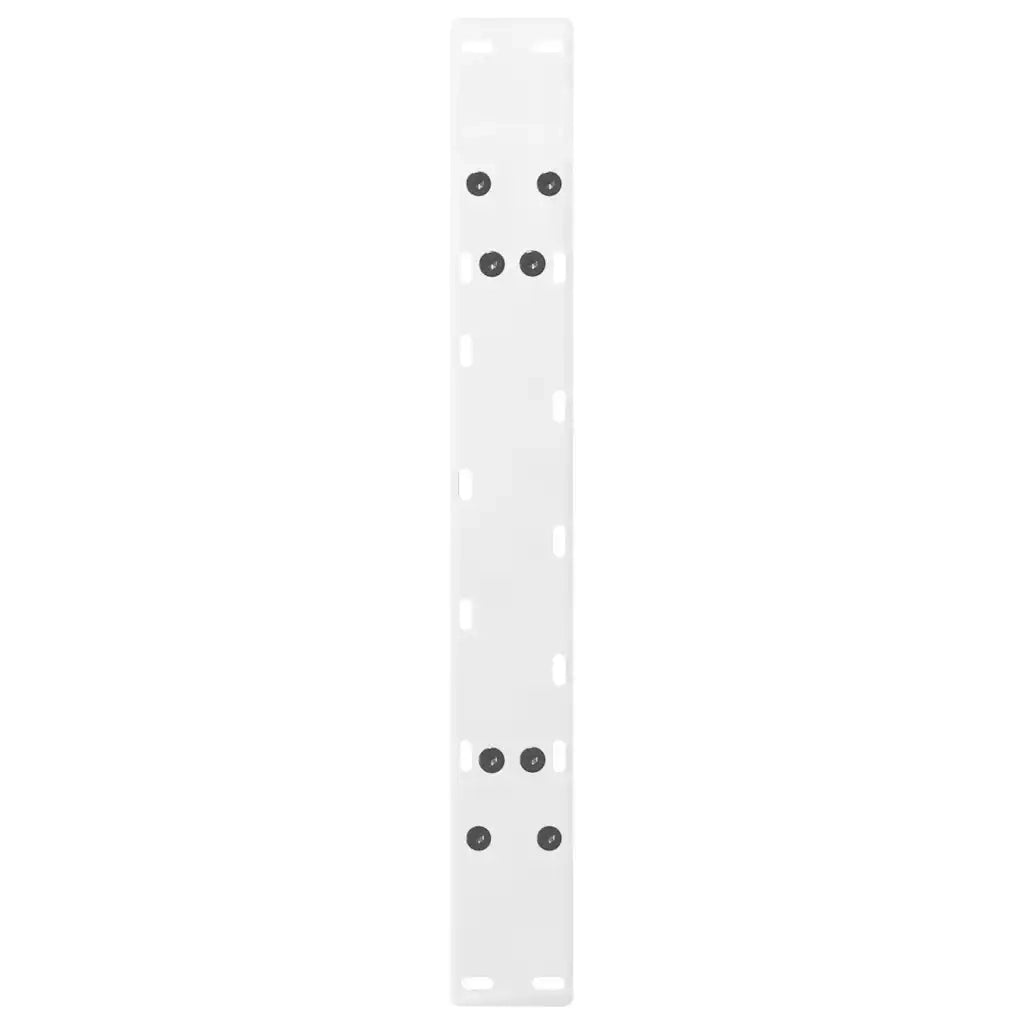 Gambe per Tavolino da Caff¨¨ a Forma di A 2 pz-Set di 2 Gamba per Tavolo Bianche 70x(42-43) cm Acciaio