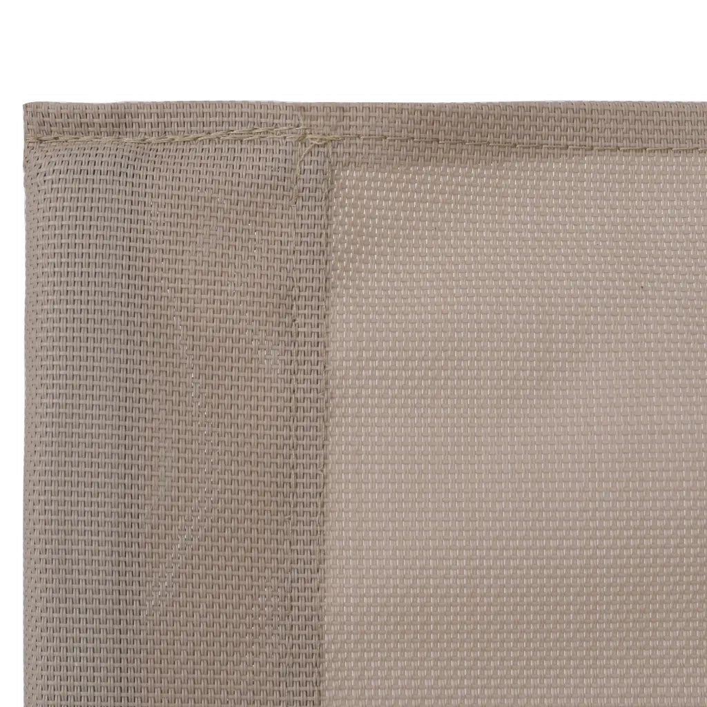 Set Divano da Giardino 4 pz-Sofa da Giardino-Divanetto da esterno in Tessuto e Acciaio Grigio Talpa