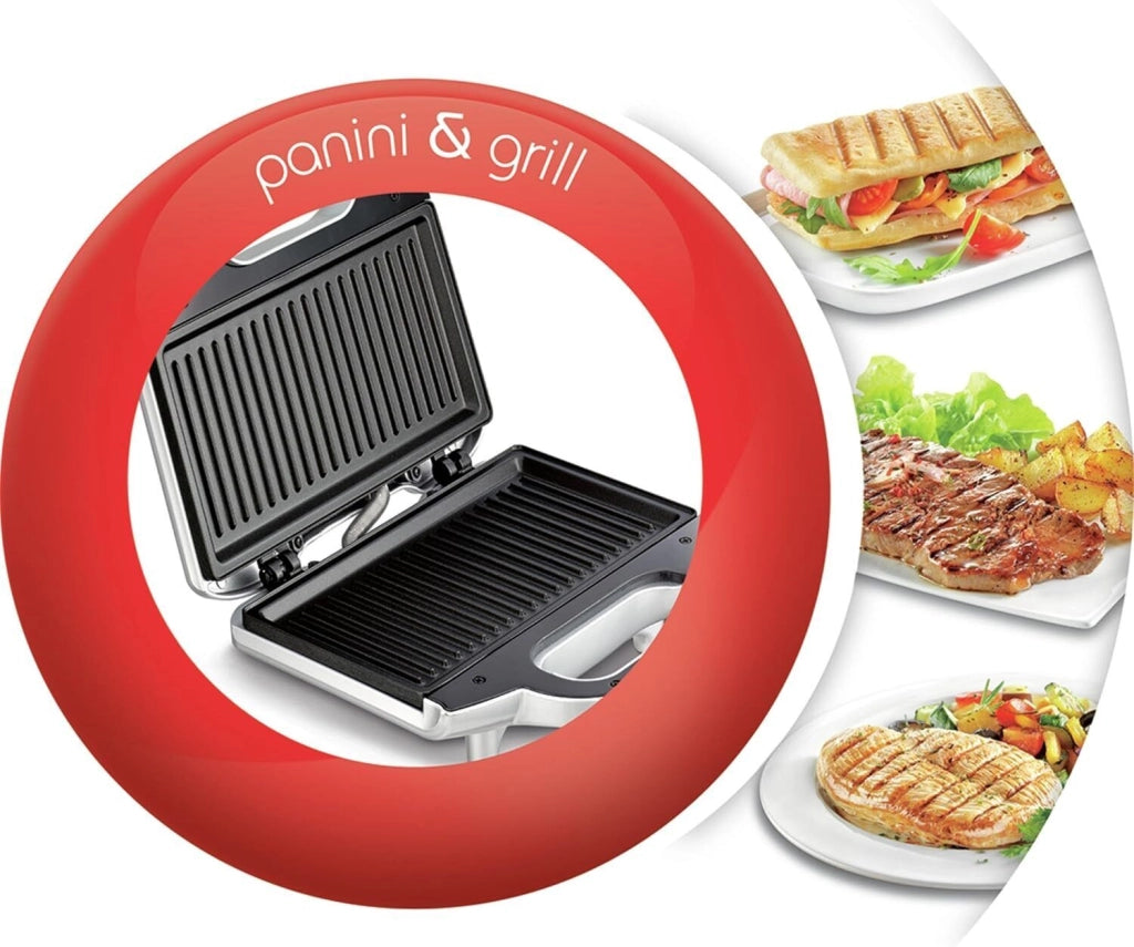 Moulinex Ultracompact Metal tostiera 700 W Nero, Argento