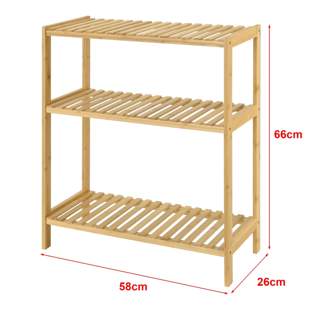 Mensola portaoggetti in bambù 58 x 26 x 66 cm 03_0006989