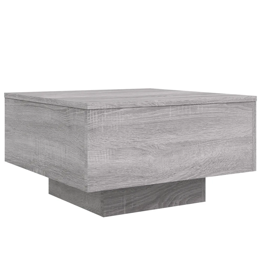 Tavolino da Salotto-Tavolino da soggiorno Grigio Sonoma 55x55x31 cm Legno Multistrato