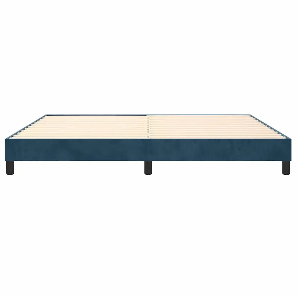 Giroletto a Molle Blu Scuro 200x200 cm in Velluto cod mxl 57737