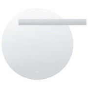 Specchio LED da Parete Rotondo Moderno 90 x 80 cm per Bagno Camera da Letto e Trucco