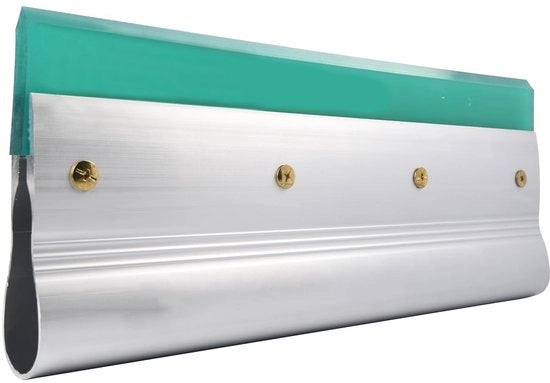 Spazzola in Alluminio con Maniglia Ergonomica - Stampa a Seta - Resistente ai Contatti - Resistente ai Detersivi - Sostenibile - 40cm - Effetto a Seta con Stampa a Seta