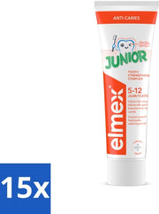 15 x Pasta per Denti Gel per Bambini (5-12 Anni) 75 ml - Pasta per Denti per Bambini - Protezione dalle Carie - Aminfluoridi - Pasta per Denti Gel - Pasta per Denti dei Bambini