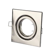 GU10 HOUSING SQUARE MOVABILE NICKEL SATY