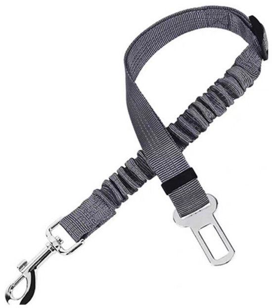 Cintura di sicurezza per cani per l'auto - lunghezza regolabile cintura di sicurezza per cani - 2 pezzi - cintura di sicurezza con assorbimento elastico di shock e forte gancio - larghezza 2,5 cm, lunghezza totale regolabile 47-70 cm
