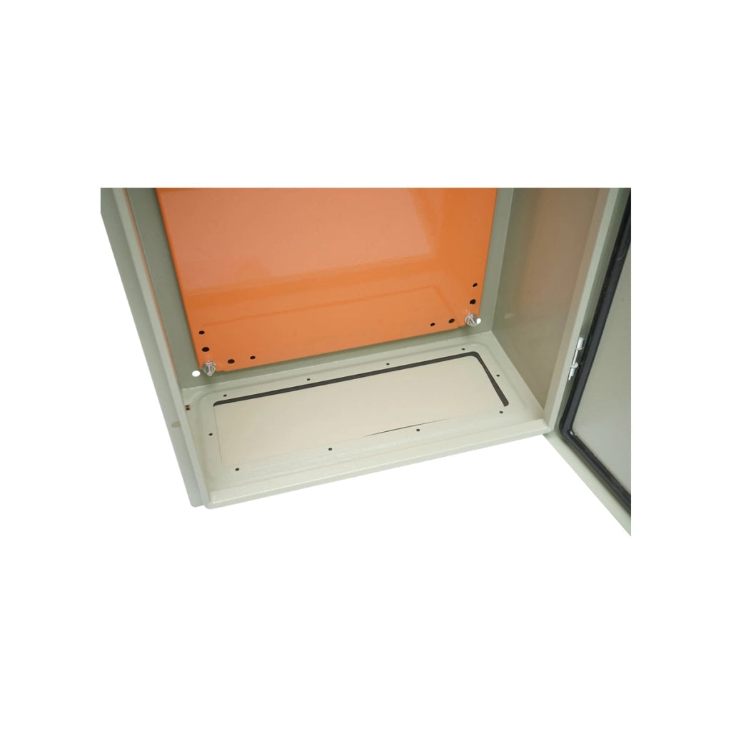 Quadro elettrico metallico con controquadro, PT 600x400x200mm, IP65