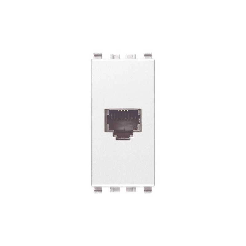 20320.B Presa Rj11 6/4 Bianco Eikon