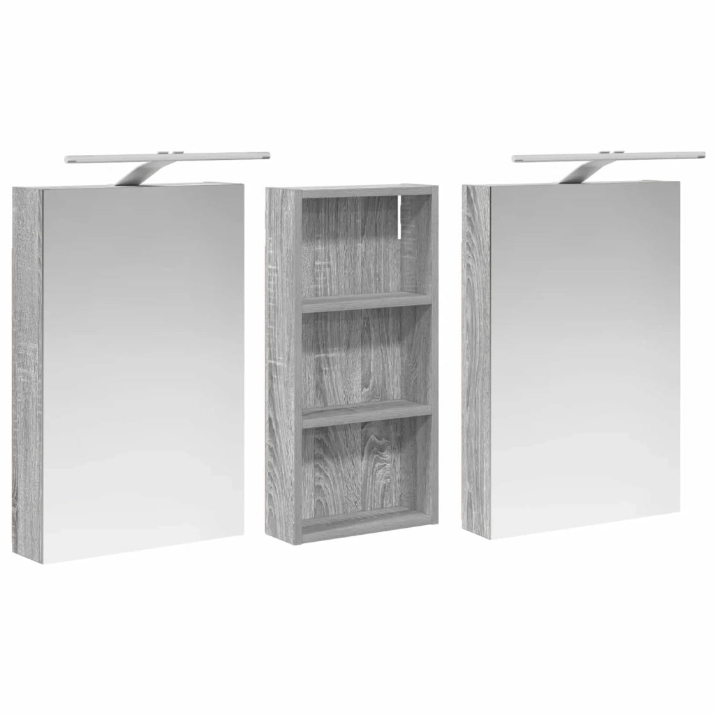 Set di Armadi da Bagno 3 pz 110 x 10,5 x 60,5 cm 3403725